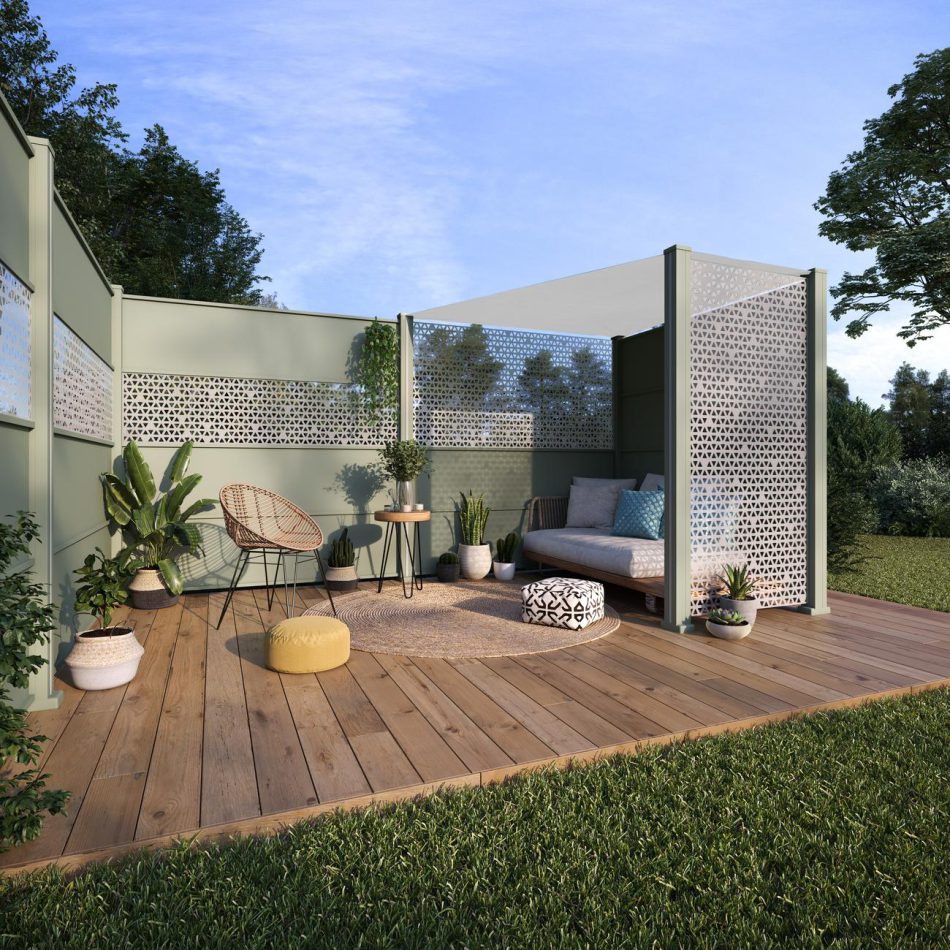 Claustra ou brise-vue aluminium